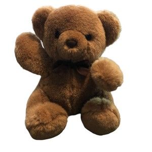 8" Steven Smith Teddy Bear w/Brown Bow Tie Small Cuddle Plush